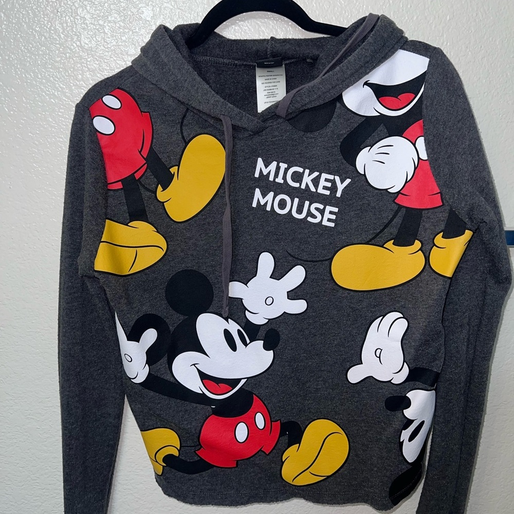 Mickey Mouse Gray Hoodie - Picture 1 of 5